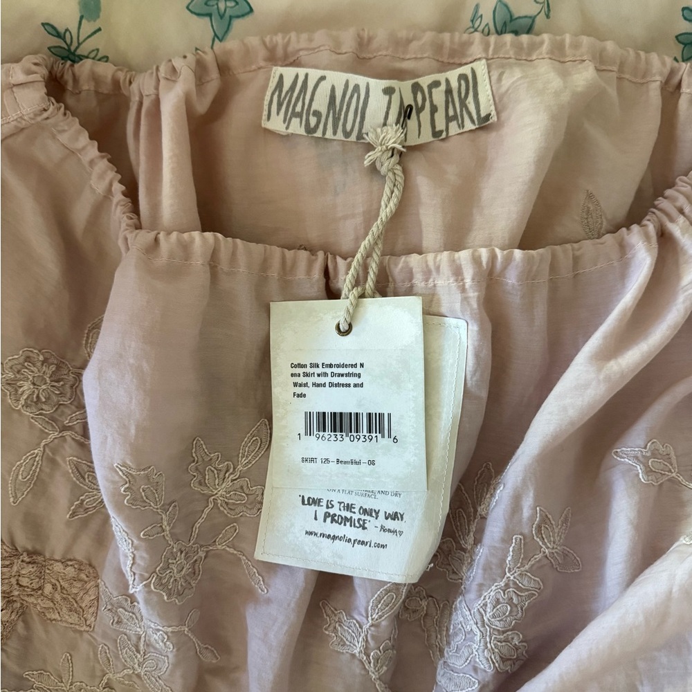 NWT Magnolia Pearl Nena Skirt 125 Petal Pink - Picture 8 of 8
